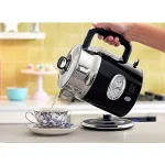 Russell Hobbs 1.7 Litre Retro Classic Noir Cordless Electric Kettle 21671-70 - Black - Image 2