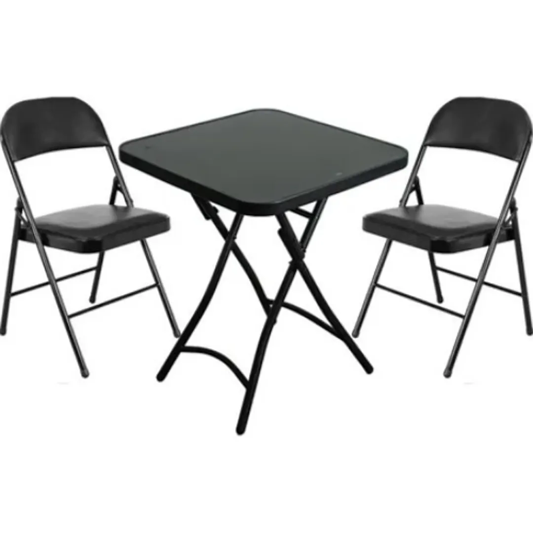 156360_1763087134 Outdoor/ Indoor Folding Table & 2 Folding Chairs - Image 1