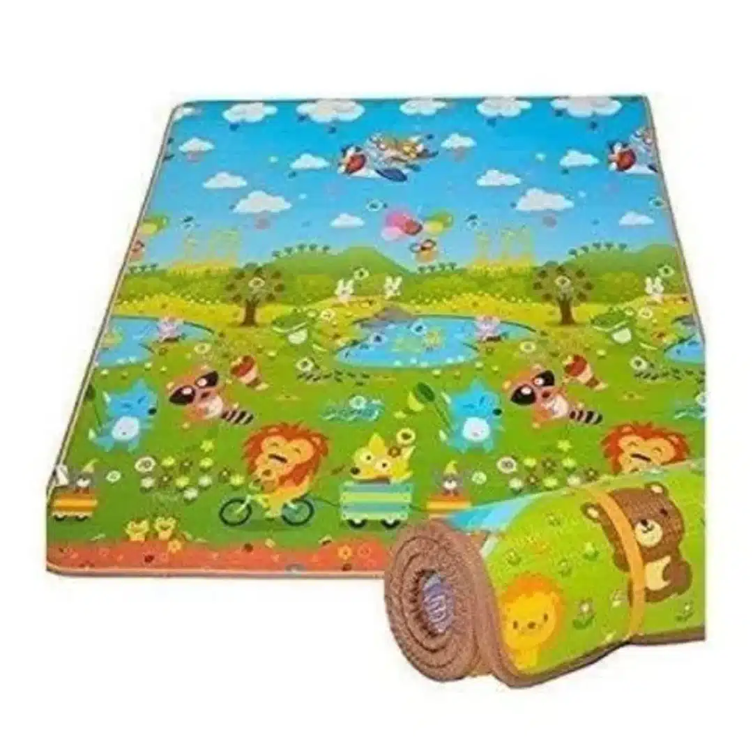 225553_1748451998 Double Thick - 2 Sided Foam Waterproof Baby Crawling Mat - Medium Size - Image 1