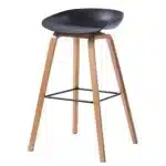 High Kitchen Island Design Bar Stools - Black
