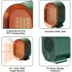 Indoor Room Heater - 1200W - Image 3