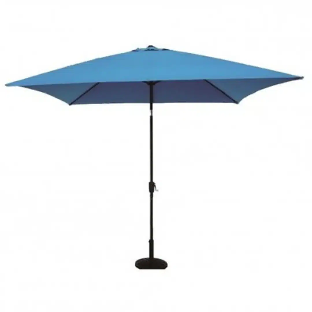 Outdoor-Garden-Parasol-Umbrella---Blue-5504469_2 Outdoor Garden Parasol Umbrella - Blue - Image 1