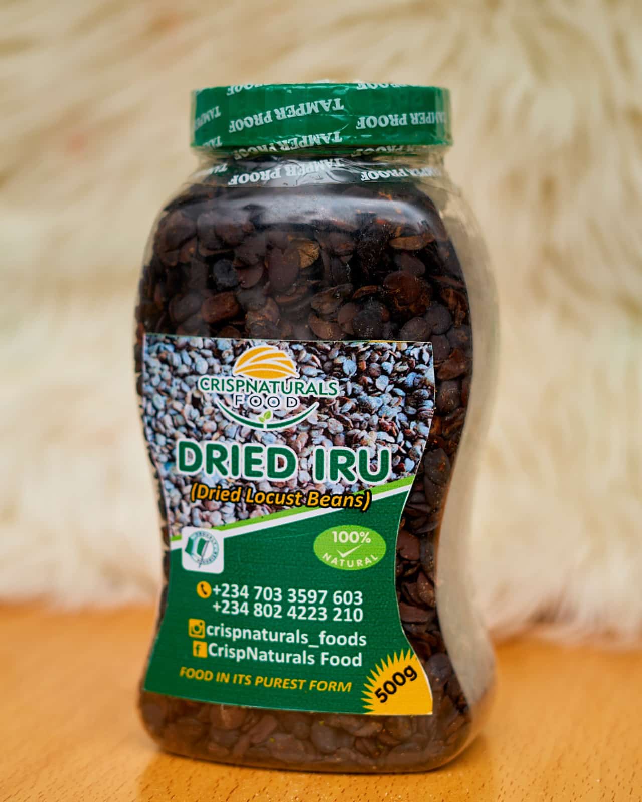 WhatsApp Image 2025-11-10 at 8.07.03 PM (2) Crips Natural Food – Dried Iru (Locust Beans) - Image 1