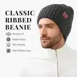OZERO Knit Beanie Winter Hat Thermal Polar - Image 3