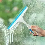 Glass Window Wiper & Bathroom Glass Cleaner - Streak-Free Household Cleaning Tool