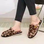 Ecetana Women's Fuzzy Slippers Indoor Cozy Soft Memory Foam Slip On House Shoes for Women - Image 3