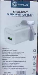 SHPLUS SH-A686 Intelligent Sleek Fast Charger – 42W Turbo Output - Image 2