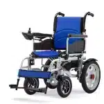 Electric Wheel Chair With Propelled Legs- Blue - Image 2