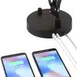 360 Lighting Wyatt 25" USB Desk Lamp – Black - Image 2