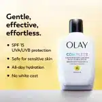 Olay Complete Daily Moisturizer SPF 15 – Sensitive, 6 oz - Image 3