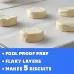 Pillsbury Flaky Layers Butter Tastin' Canned Biscuits, 5 Count, 6 oz - Image 2