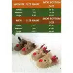 Gilbin Christmas Reindeer Slippers (Unisex) - Image 4