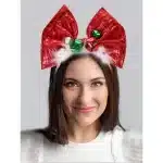 Holiday Time Red Bow Headband, 1 Piece - Image 3