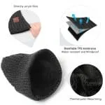 OZERO Knit Beanie Winter Hat Thermal Polar - Image 2