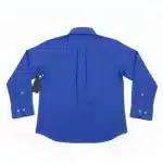 Classic Men’s Long-sleeve Shirt - Royal Blue - XXL - Image 4