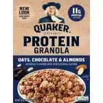 Quaker Protein Granola Oats Chocolate & Almonds, 18 oz Single Pack