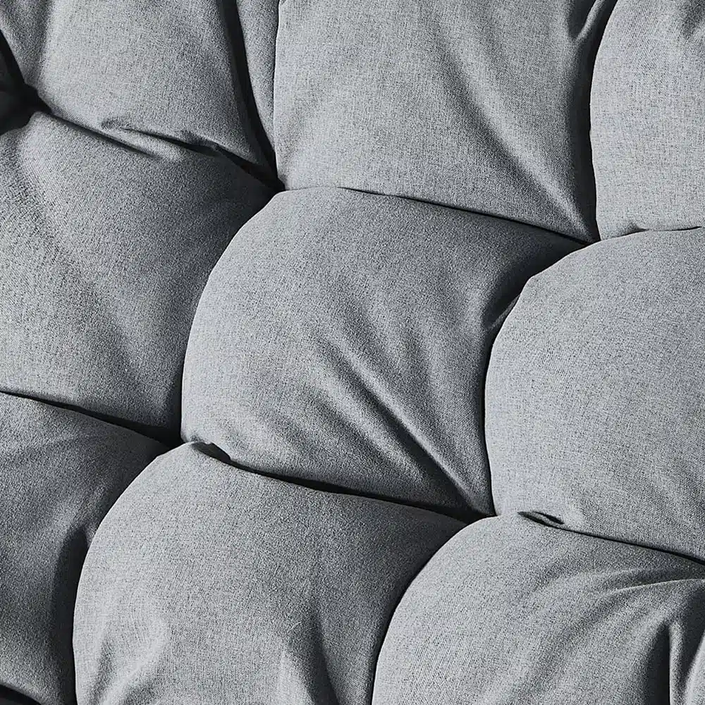 Oversized Papasan Wicker Rocking Chair with Cushion