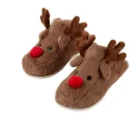 Gilbin Christmas Reindeer Slippers (Unisex)