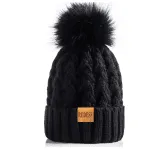 REDESS Women's Winter Pompom Beanie Hat for Women-White