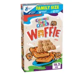 Cinnamon Toast Crunch Waffle Breakfast Cereal, Family Size, 18.2 oz