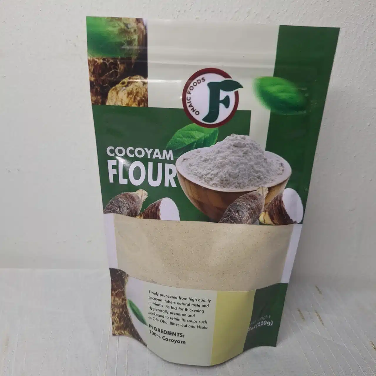 Onaicfood Pure Cocoyam Flour (8oz) - Image 1