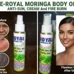 De-royal moringa body oil