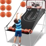 Segmart Dual Shot Basketball Arcade Game (Foldable, 81"x44")