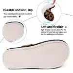 Ecetana Women's Fuzzy Slippers Indoor Cozy Soft Memory Foam Slip On House Shoes for Women - Image 4