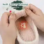 BERANMEY Christmas Reindeer Plush Slippers - Cozy Unisex Holiday Footwear - Image 6