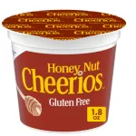 Honey Nut Cheerios Breakfast Cereal Cup, Gluten Free, Single Serve Cereal, 1.8 oz