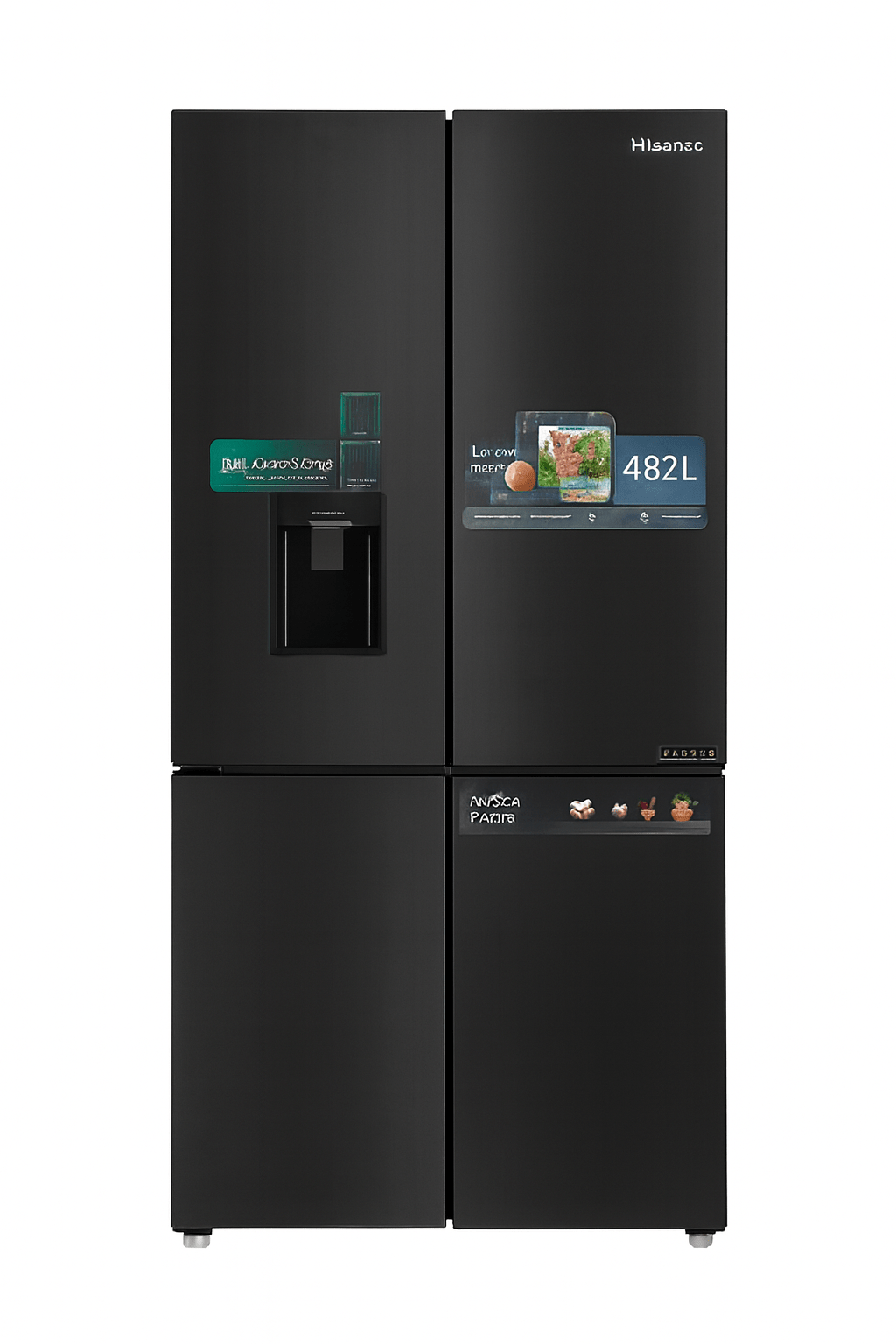 Copilot_20260124_151940 Hisense 482L Four-Door Refrigerator – Inverter & Dual-Tech Cooling - Image 1