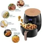 CrispMaster 6L Silver Crest Airfryer - Healthy Oil-Free Frying Solution