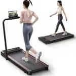 StrideMate 100 Electric Walking Treadmill with Armrest - Compact Home Fitness