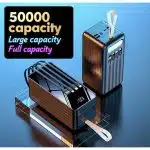 Ultra High-Capacity 50,000mAh Power Bank – Fast Charge Anywhere