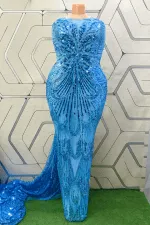 High-Quality Beaded Lace Material – Per Yard - Image 2