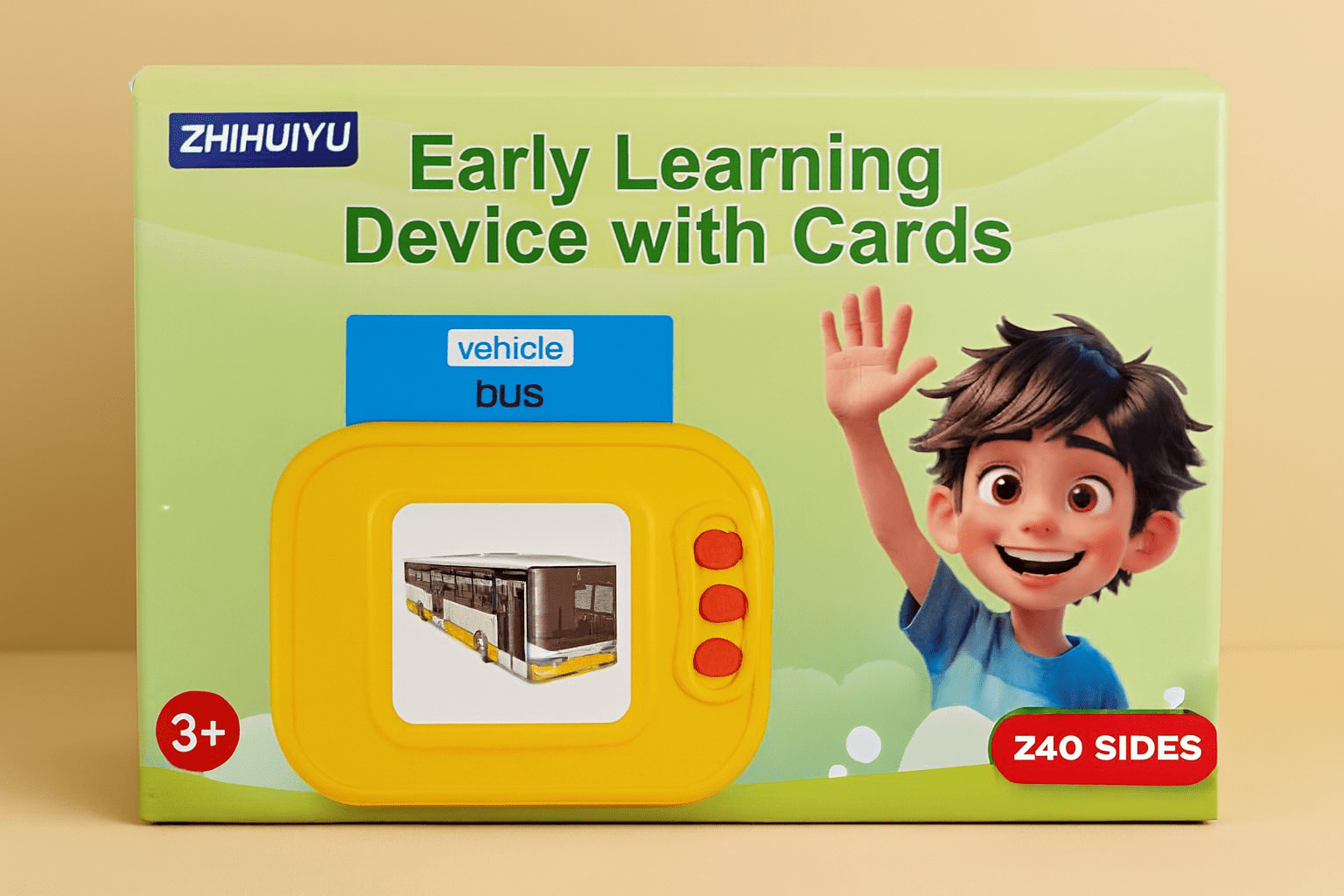 Copilot_20260211_064403 ZHIHUIYU Early Learning Device with Cards - Image 1