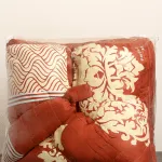 Luxury Complete Duvet Set: Duvet, Bedsheets, 4 Padded & 4 Throw Pillow Cases