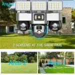 V380 Pro 4G Solar PTZ Security Camera - 3-Lens AI Tracking, Color Night Vision, Wireless CCTV - Image 2