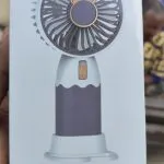 Triangle Mini Rechargeable Fan.