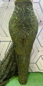 Luxury Touch Beaded Lace Fabric – Per Yard