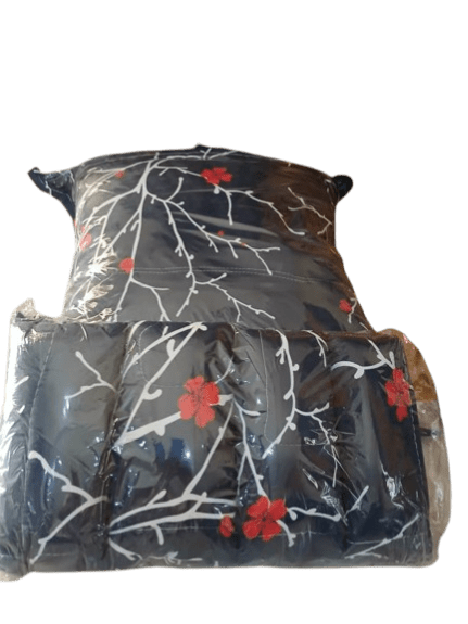 download (40) Luxury Duvet Set with Bedsheet and 4 Padded Pillowcases - Image 1