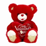 Valentine's Day Classic Sweetheart Teddy Bear Plush, Red, 7.9"