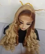 Luxurious Long Brown Wavy Wig for Women - Natural Look & Comfortable Fit