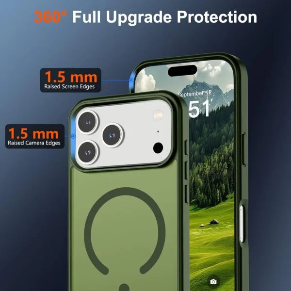 iPhone 17 Magnetic Matte Shockproof Case - Skin Feel Max Plus Air Cover - Image 4