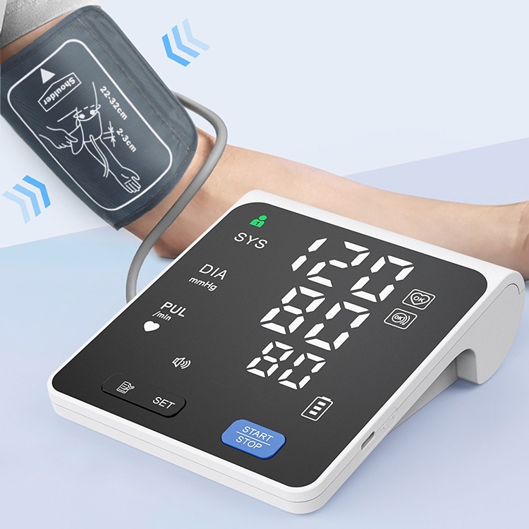 H2708b7267c314f05a5911b754c5b52d6U Digital Blood Pressure Monitor with Large LED Screen - Accurate Home Use BP Cuff - Image 1