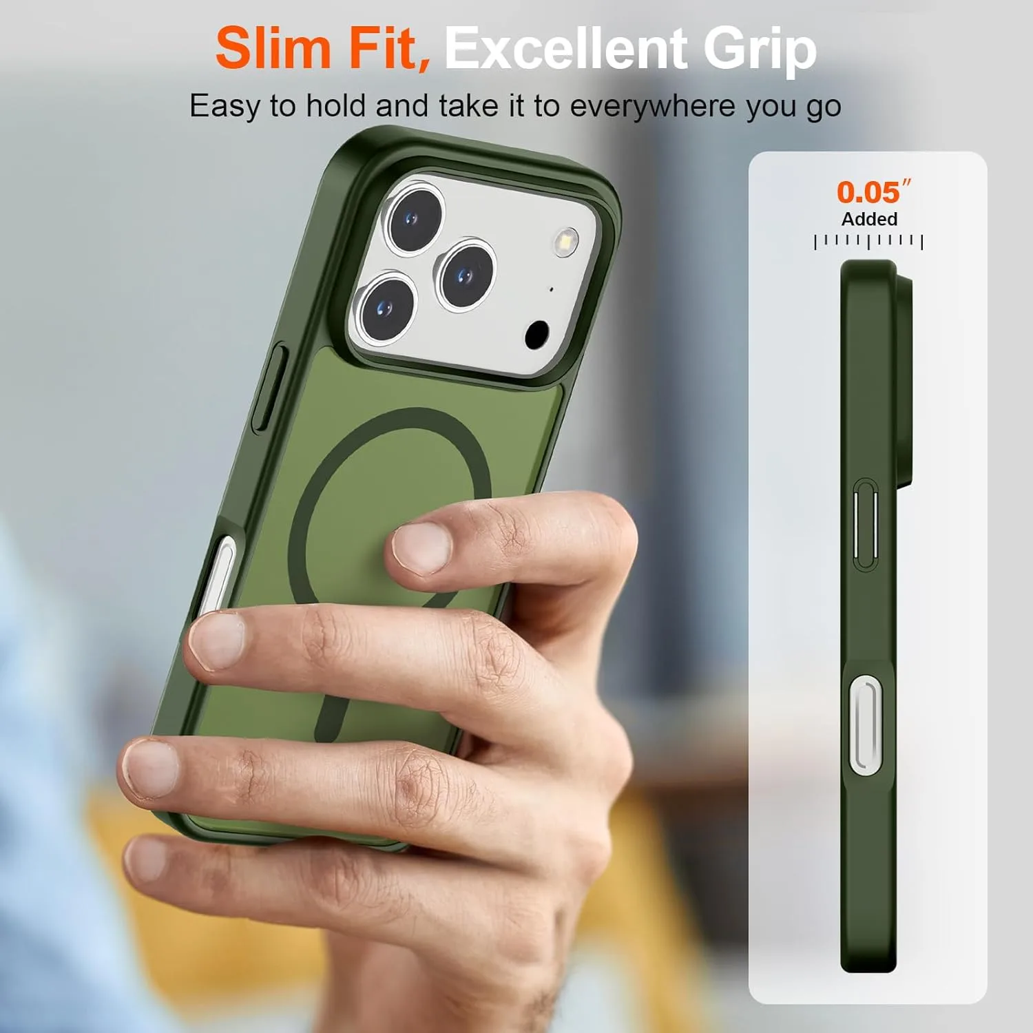 iPhone 17 Magnetic Matte Shockproof Case - Skin Feel Max Plus Air Cover - Image 6