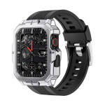 Adjustable Alloy Metal & TBU Smartwatch Band - Premium Replacement Watch Strap