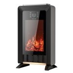 MU New Graphene Heater: 3D Flame, AI Voice, Bluetooth Smart Humidification - Image 5