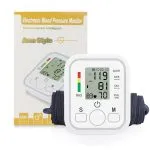Smart Arm Blood Pressure Monitor with Russian & English Voice - Home Use BP Machine