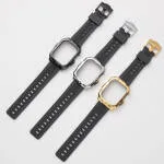 Luxurious Leather Hand Watch & Bangle Set - Elegant Timepiece & Fashion Accessory - Image 5